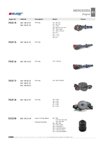 AUGER for buses MERCEDES