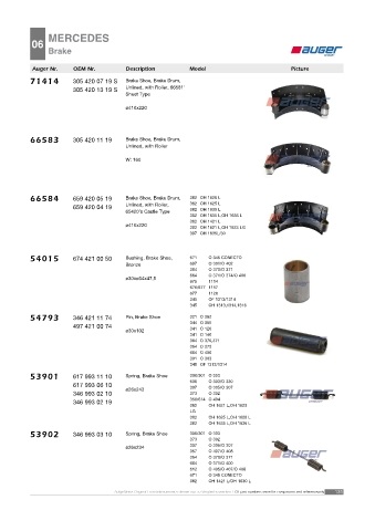 AUGER for buses MERCEDES