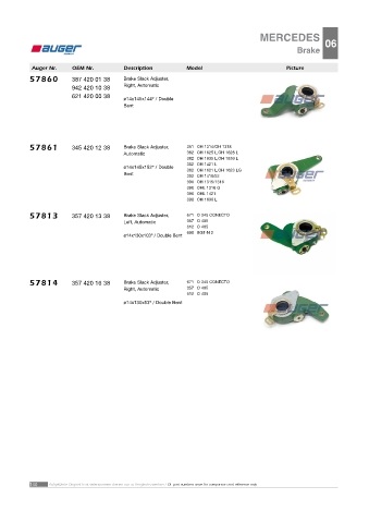 AUGER for buses MERCEDES