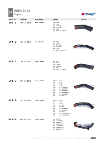 AUGER for buses MERCEDES