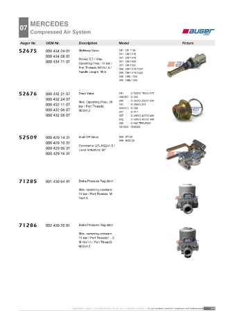 AUGER for buses MERCEDES