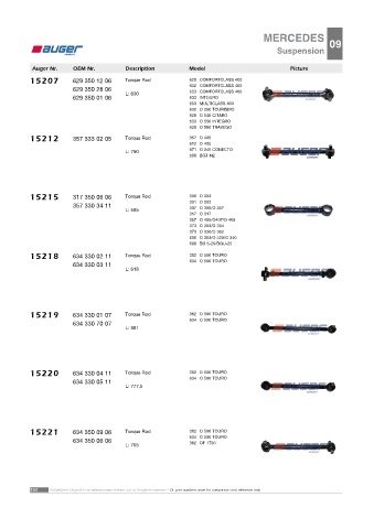 AUGER for buses MERCEDES