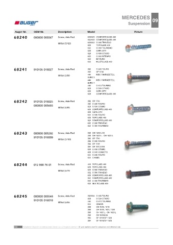 AUGER for buses MERCEDES