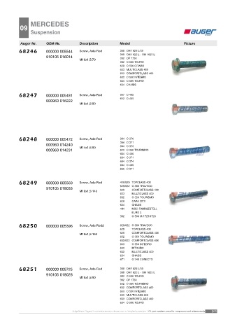 AUGER for buses MERCEDES