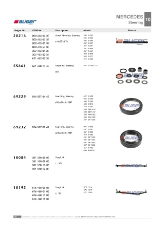 AUGER for buses MERCEDES