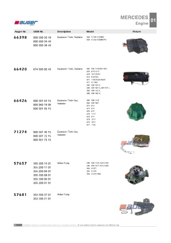 AUGER for buses MERCEDES