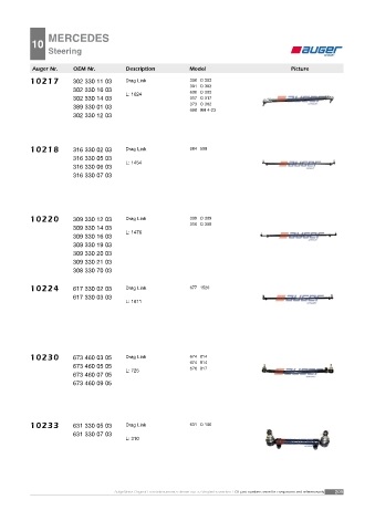 AUGER for buses MERCEDES