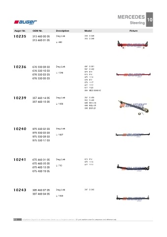 AUGER for buses MERCEDES