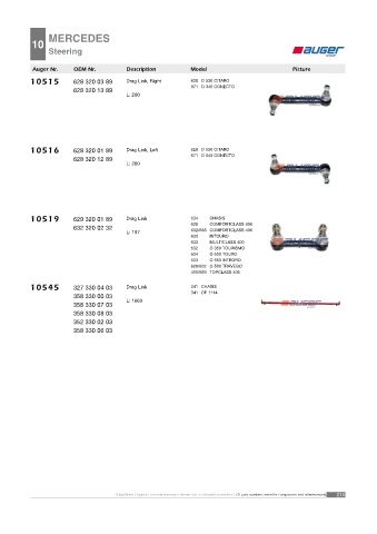 AUGER for buses MERCEDES