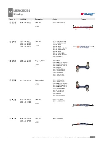 AUGER for buses MERCEDES