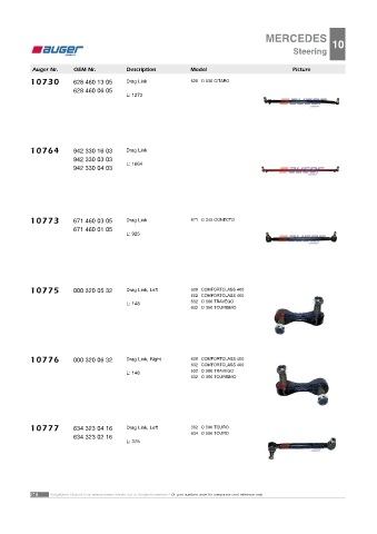 AUGER for buses MERCEDES