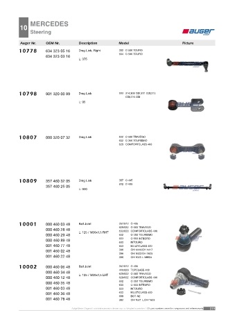 AUGER for buses MERCEDES