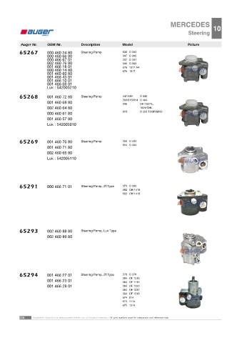 AUGER for buses MERCEDES