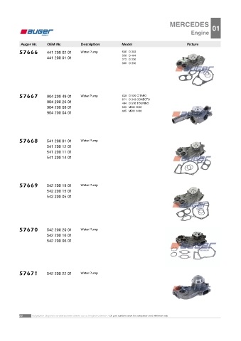 AUGER for buses MERCEDES