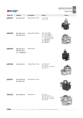 AUGER for buses MERCEDES