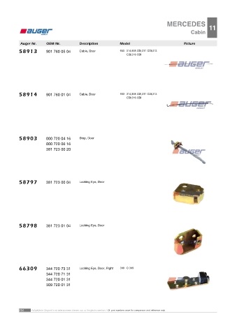 AUGER for buses MERCEDES