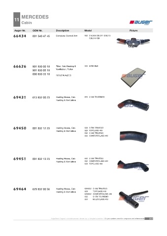 AUGER for buses MERCEDES