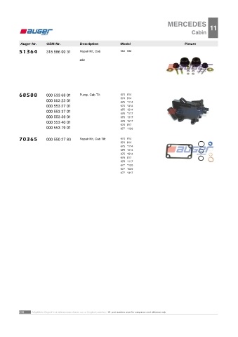 AUGER for buses MERCEDES