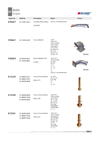 AUGER for buses MAN