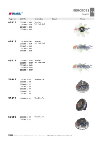 AUGER for buses MERCEDES