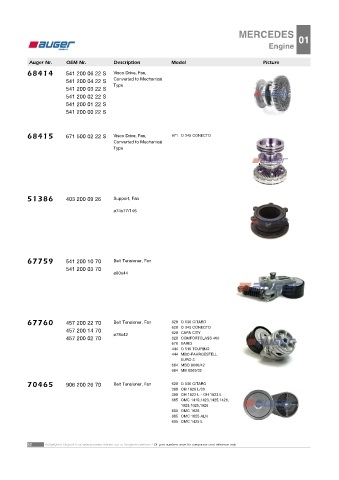 AUGER for buses MERCEDES