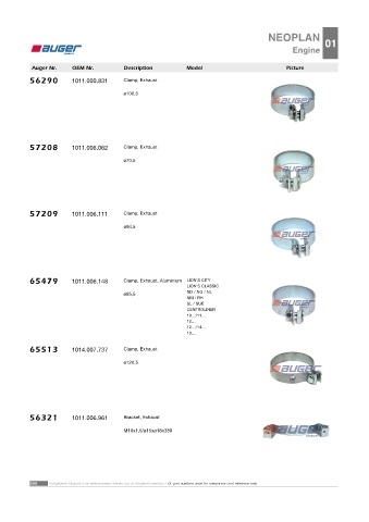 AUGER for buses NEOPLAN