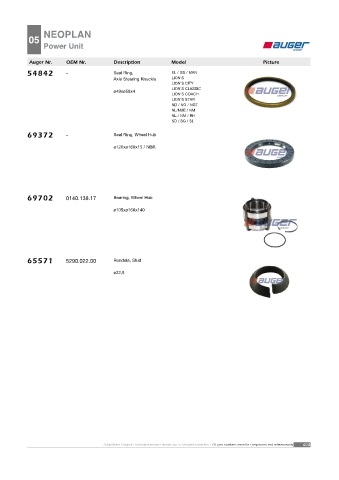 AUGER for buses NEOPLAN