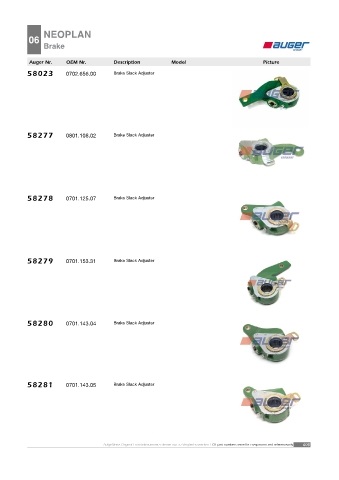 AUGER for buses NEOPLAN