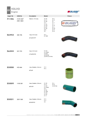 AUGER for buses VOLVO