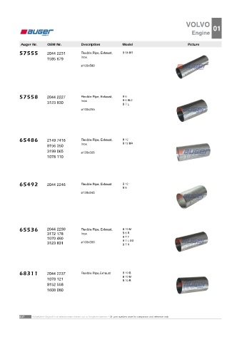 AUGER for buses VOLVO