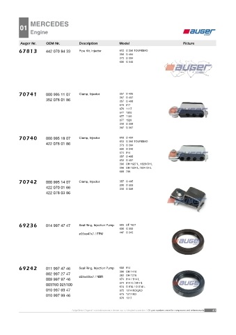 AUGER for buses MERCEDES