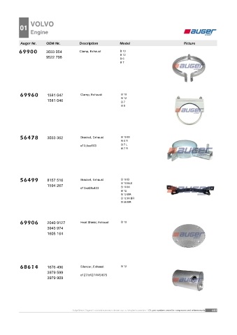 AUGER for buses VOLVO