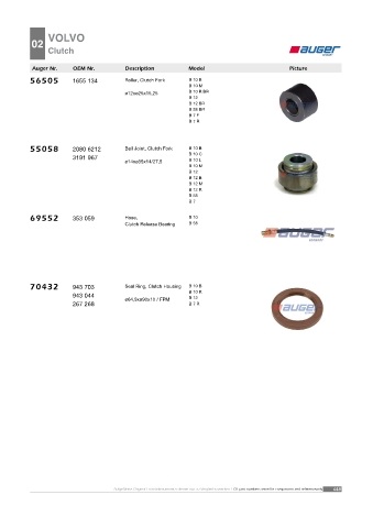 AUGER for buses VOLVO