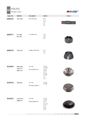 AUGER for buses VOLVO