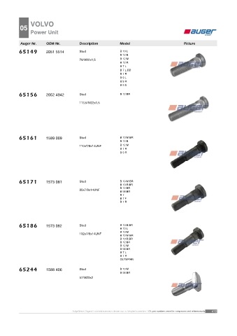 AUGER for buses VOLVO