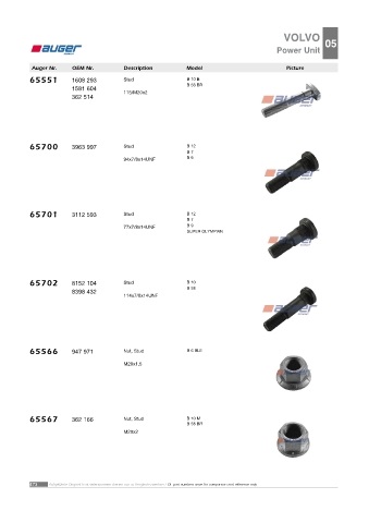 AUGER for buses VOLVO