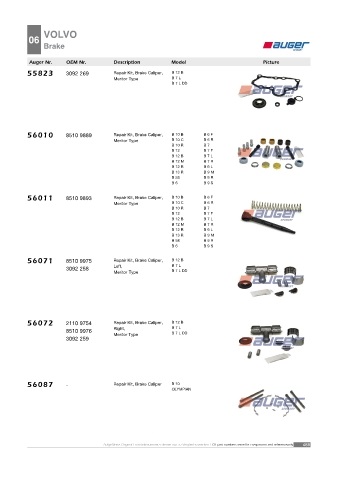 AUGER for buses VOLVO