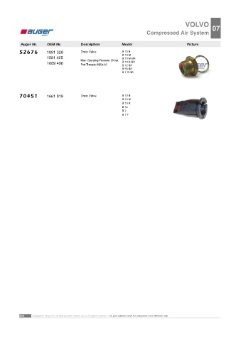 AUGER for buses VOLVO