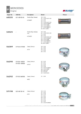 AUGER for buses MERCEDES