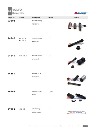 AUGER for buses VOLVO