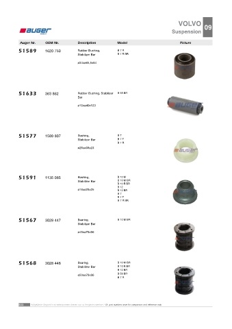 AUGER for buses VOLVO