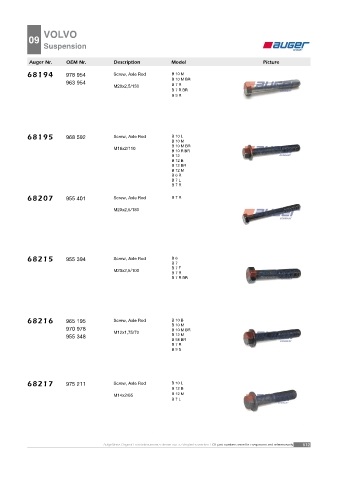 AUGER for buses VOLVO