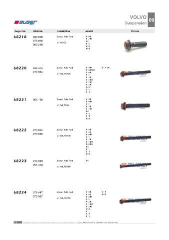 AUGER for buses VOLVO