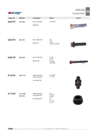 AUGER for buses VOLVO