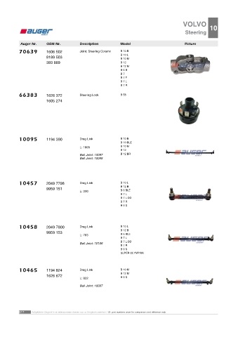 AUGER for buses VOLVO