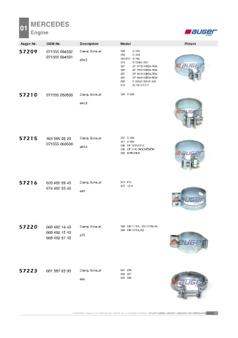 AUGER for buses MERCEDES