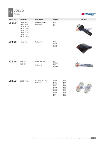 AUGER for buses VOLVO