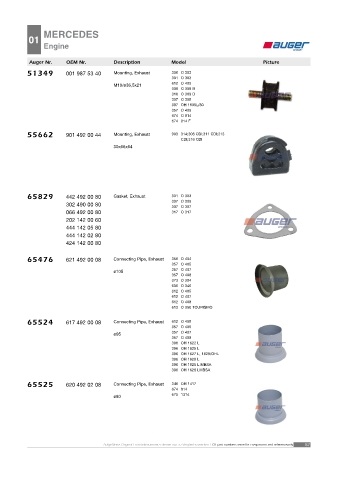 AUGER for buses MERCEDES