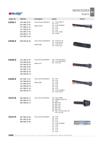 AUGER for buses MERCEDES