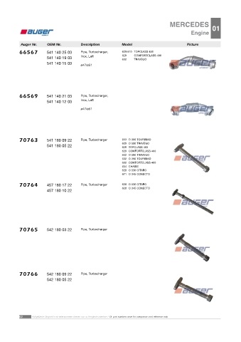 AUGER for buses MERCEDES